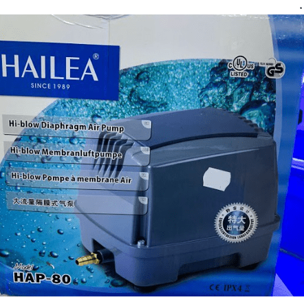 Hailea Hi-Blow Diaphragm Air Pump HAP-80