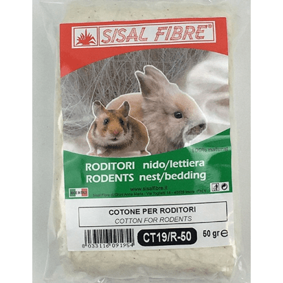 Sisal Fibre Rodent Bedding Cotton 50gr