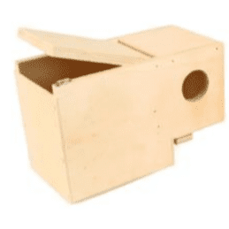 Wooden Nesting Box 19.5 x10x12.5cm