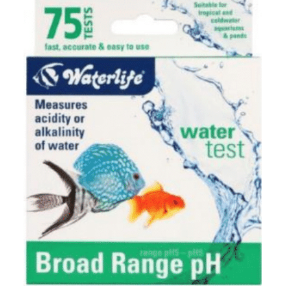 Waterlife Broad Range pH Test - 75 Tests