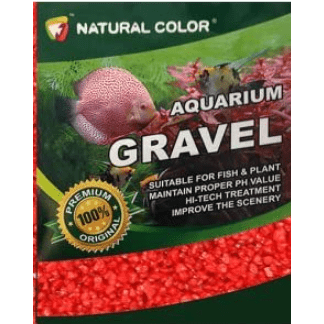 Natural Color Aquarium Gravel - Red 2kg