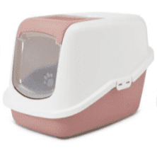 Savic Nestor Cat Litter Box White/Rose Collection 56x39x38.5cm