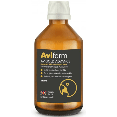 Aviform Avigold Advance All-in-One Liquid Cage & Aviary Bird Tonic 250ml