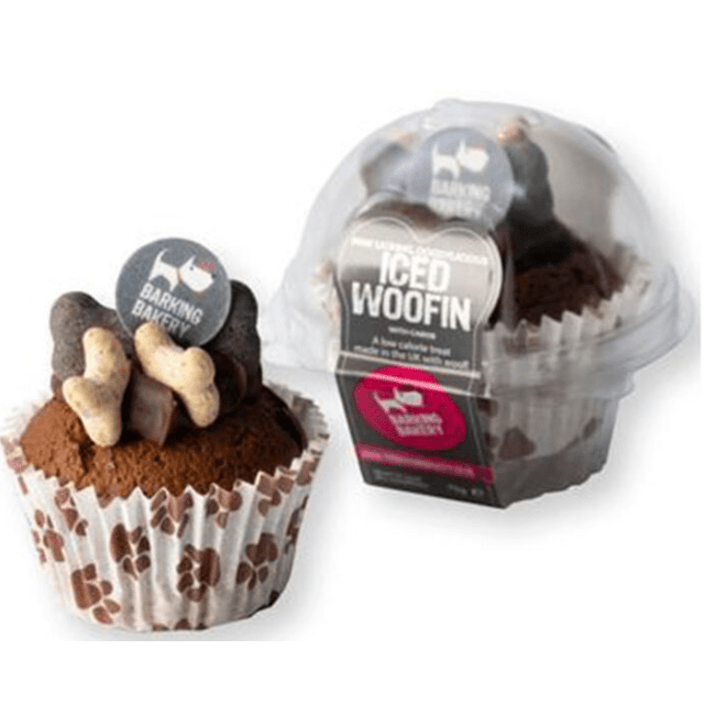 Barking Bakery Carob Woofin with Carob Frosting