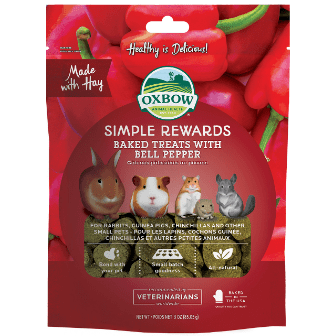 Oxbow Simple Rewards Baked Treats with Bell Pepper 85gr