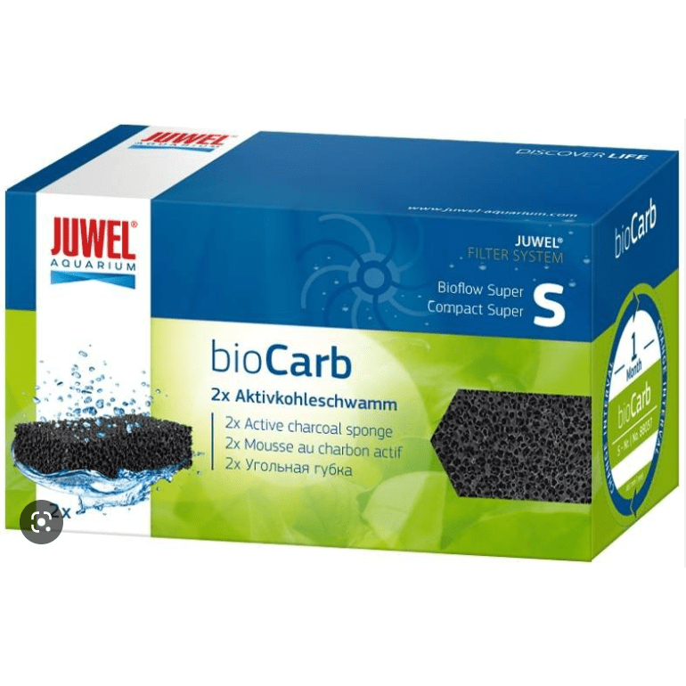 Juwel BioCarb S Charcoal Filter Sponge x2pcs