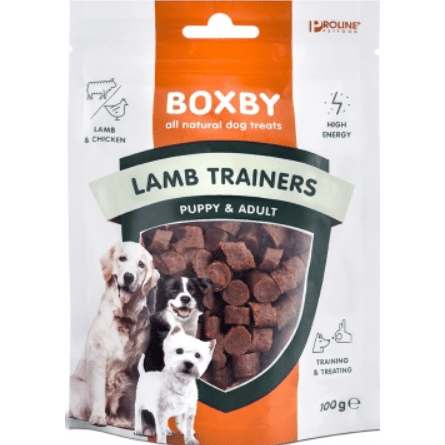 Boxby Lamb Trainers - Puppy & Adult 100gr