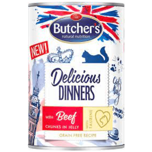Butcher's Delicious Dinners Cat Beef 400gr