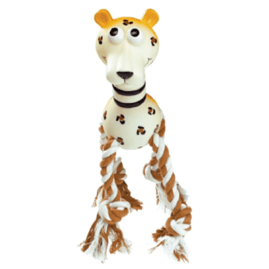 Dog Training Toy Tiger with Rope 30cm