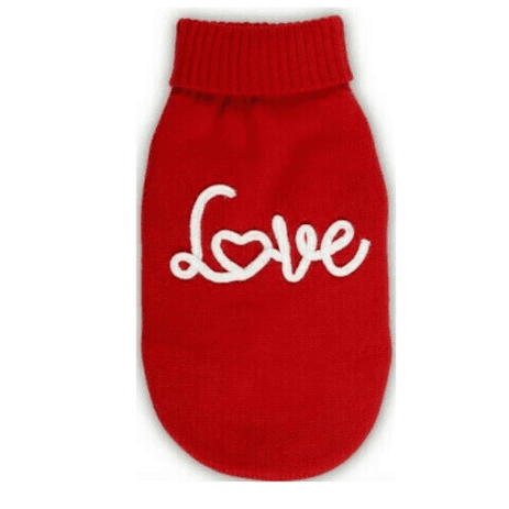 Vitakraft Sweater 50cm Dolcevita Red Love