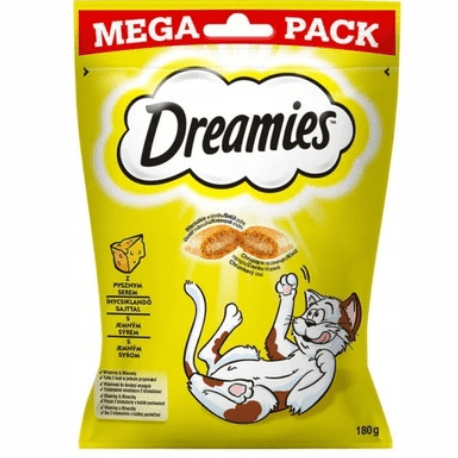 Dreamies with Cheese Mega Pack 180gr