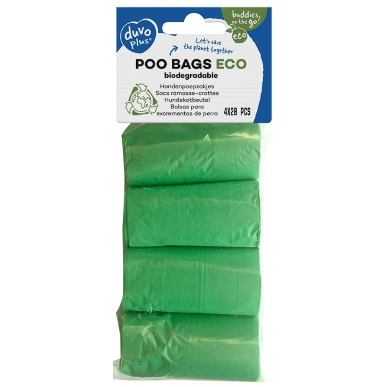 Duvo+ Eco Biodegradable Poo Bags 4x20pcs
