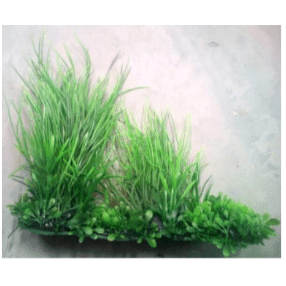 Plastic Plant Long Green Brush 30x11x17cm