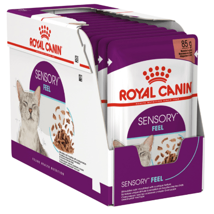 Royal Canin Sensory Feel in Gravy Adult Wet Cat Food 12x85gr