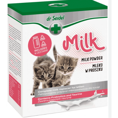 Dr. Seidel Milk for Kittens with Feeding Accessories 200gr