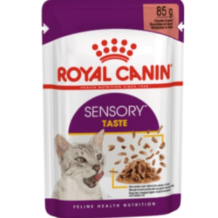 Royal Canin Sensory Taste in Gravy Adult Wet Cat Food 12x85gr
