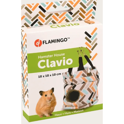 Flamingo Hamster House Clavio 10x10x10cm