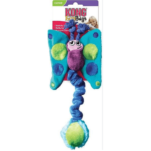 Kong Fuzz Bug Cat Toy with Catnip - Assorted