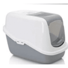 Savic Nestor Cat Litter Box White/Cold Grey 56x39x38.5cm
