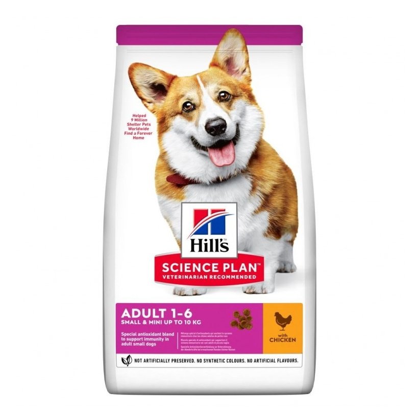Hills Science Plan Small & Mini Adult Dog Food With Chicken 1.5KG