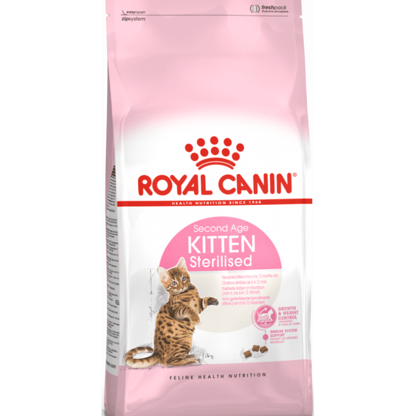 Royal Canin Second Age Kitten Sterilised Dry Cat Food 2kg
