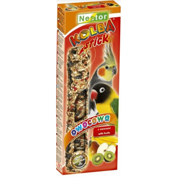 Nestor Kolba Cockatiel & Lovebird Fruit Sticks x2