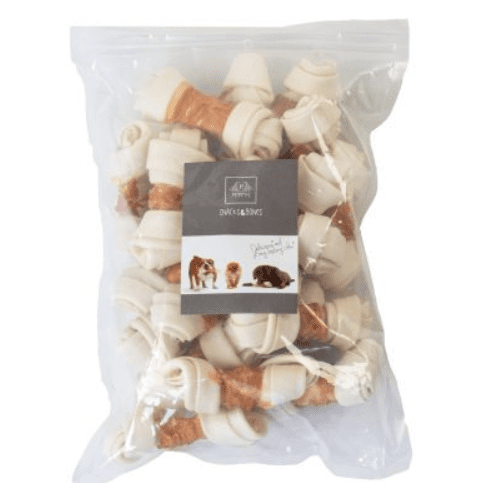 White knotted bone with chicken 7.5cm