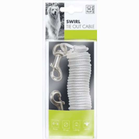 M-Pets Swirl Tie-Out Cable 3.6m
