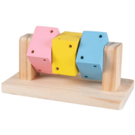 Duvo+ Wooden Spinning Cubes 14x7.5x6.5cm