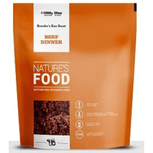Nature's Food - Beef Dinner, Breeder's Raw Boost 1kg