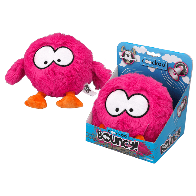 Coockoo Bouncy Jumping Ball Funny Circus Pink 28x19cm