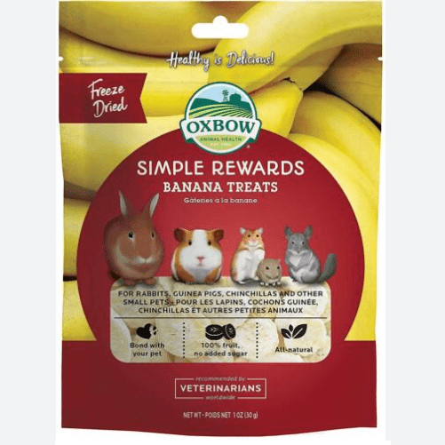 Oxbow Simple Rewards Banana Treats 30gr
