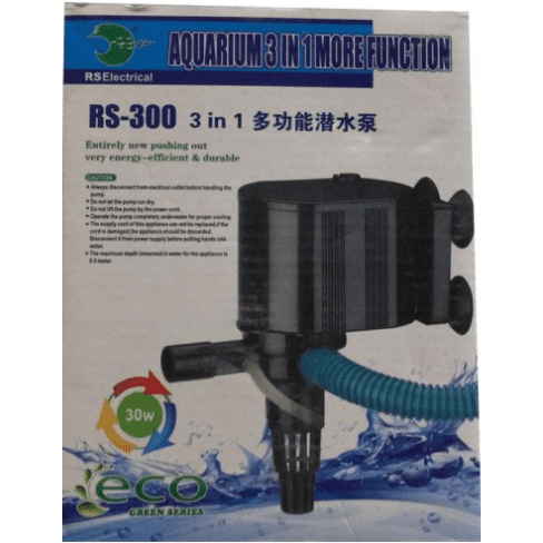 Aquarium Submersible Water Pump RS-300 3in1