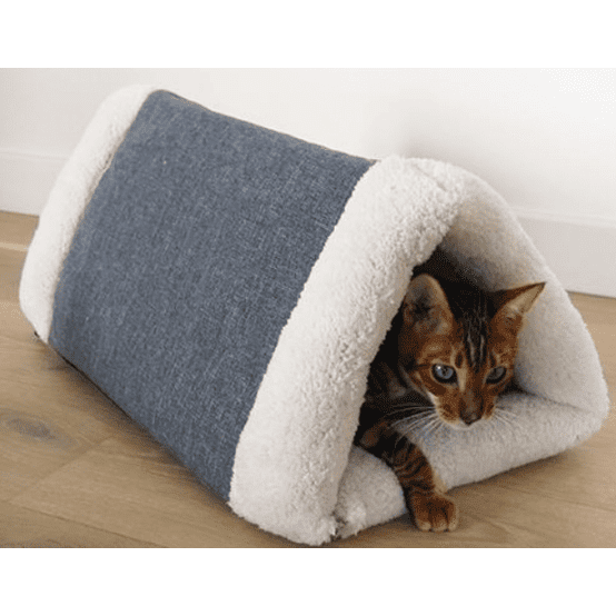 Rosewood Snuggle Plush 2in1 Cat Comfort Den 50x30x30cm