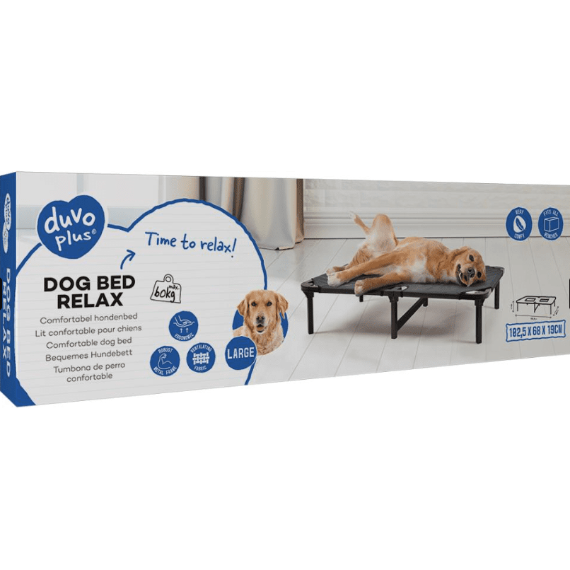 Duvo+ Dog Bed Relax Grey