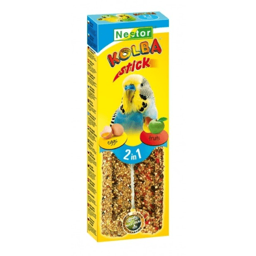 Nestor Budgie Kolba Sticks Egg & Fruit 2pcs