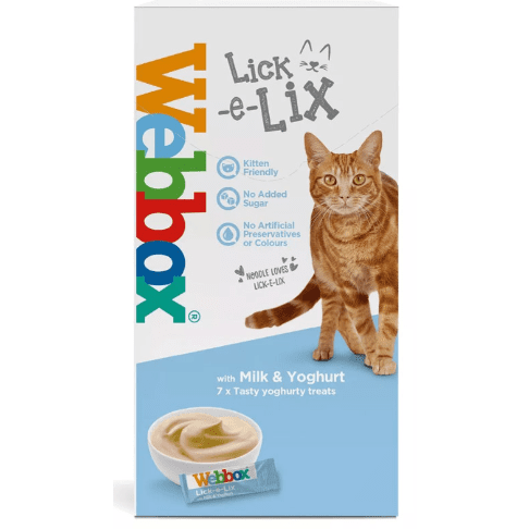 Webbox Lick-E-Lix Milk & Yogurt Treats 7x10gr
