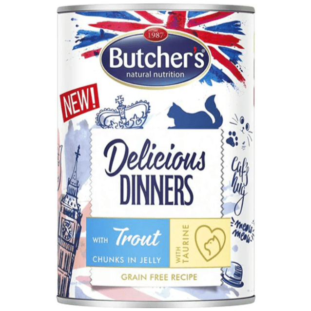 Butcher's Delicious Dinners Cat Trout 400gr