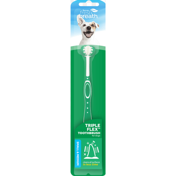 TropiClean - Toothbrush Fresh Breath Triple Flex Small Dogs