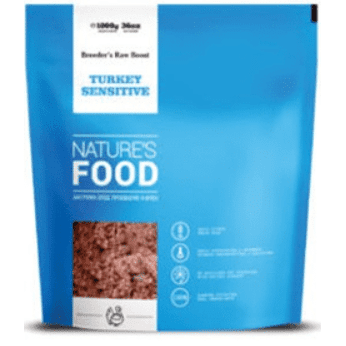 Nature's Food - Turkey Sensitive, Breeder's Raw 1kg