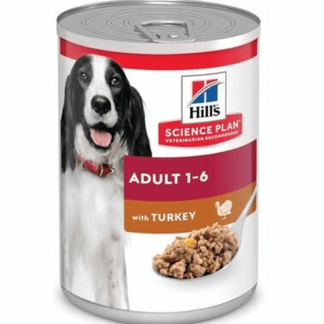 Hills Science Plan Adult1-6 Wet Dog Food Turkey 370gr
