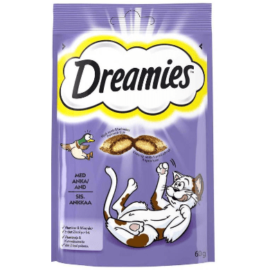 Dreamies with Delectable Duck 60gr