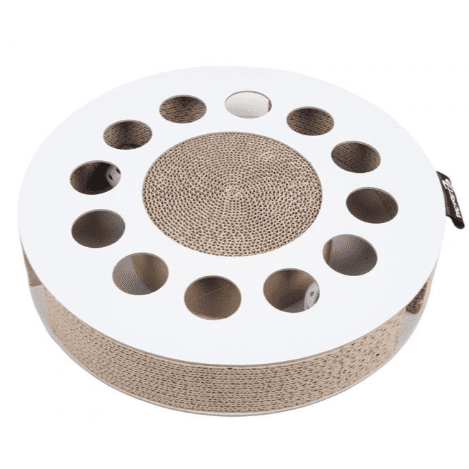 District70 Cat Toy Whirl White 33x33x6cm
